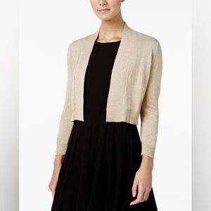 CALVIN KLEIN Gold Shrug Cardigan